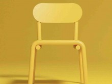 极简座椅彰显简单金属美